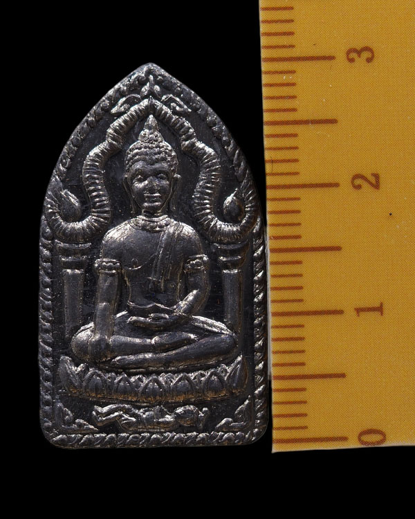 พระยอดขุนพล พิม์เล็ก เนื้อชินจากพระกรุเก่า พิมพ์ใหญ่ (หายาก)หลวงพ่อฑูรย์ วัดโพธิ์นิมิตร กรุงเทพฯ ปี  - 4