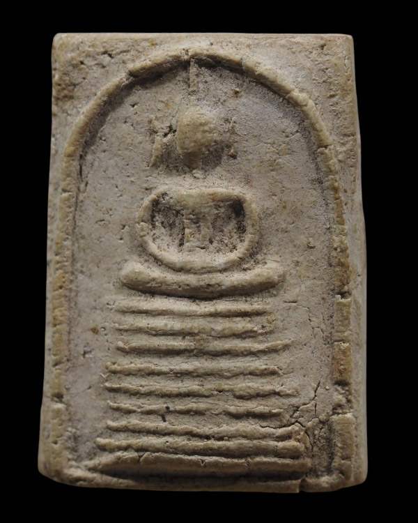 พระสมเด็จพิมพ์เกศไชโย กรุวัดแช่ไห จ.ราชบุรี มวลสารหลักสมเด็จเกศไชโย ชำรุด หายาก *** พระกรุนี้หาสภาพส - 2