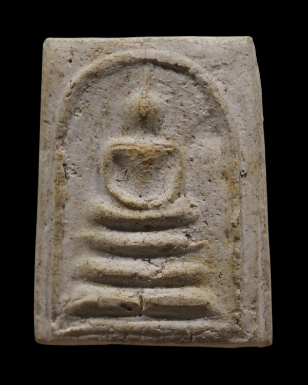 พระสมเด็จพิมพ์ฐาน 3 ชั้น พิมพ์ก้างปลา(พิมพ์กลาง) วัดประสาทบุญญาวาส กรุงเทพฯ ปี ๒๕๐๖ มวลสารผสมผงวัดระ - 2