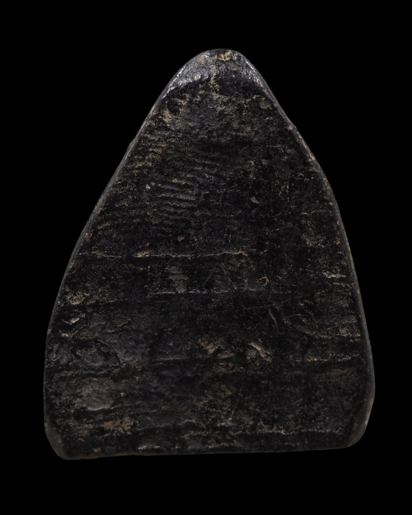 พระพิมพ์หลวงพ่อโต เนื้อดิน พิมพ์ใหญ่  หลวงพ่อทาบ ปี 2505 ผสมสีผึ้งเขียว หลวงปู่ทิม วัดละหารไร่ ปลุกเ - 3