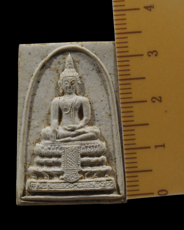 พระสมเด็จหลวงพ่อวัดไร่ขิง พิมพ์กลาง ปี 2532 จ.นครปฐม รุ่น"บูรณะศาลาการเปรียญ" เนื้อผงเกศผงทองชุกชีโบ - 4