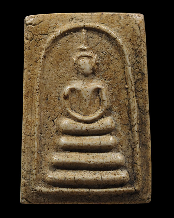 พระสมเด็จพิมพ์เทวดา พิมพ์เล็ก หลวงปู่นาค วัดระฆังโฆสิตาราม กรุงเทพฯ มวลสารผสมผงเก่า ปี 2490 ยุคแรกๆ  - 2