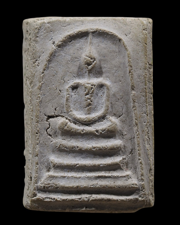 พระผงพิมพ์ฐาน 3 ชั้น แขนตรง วัดประสาทบุญญาวาส กรุงเทพฯ พิธีใหญ่ ปี ๒๕๐๖ มวลสารผสมผงวัดระฆัง และสมเด็ - 2