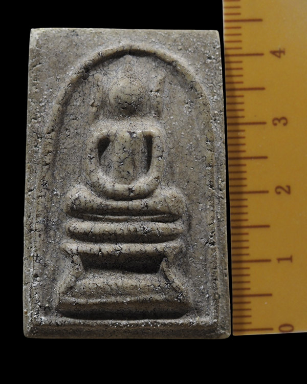 พระสมเด็จพิมพ์ใหญ่ไกรเซอร์ หูบายศรี ฐานขาโต๊ะ ยุคแรก (หายาก) หลวงปู่นาค วัดระฆังโฆสิตาราม กรุงเทพฯ ม - 4