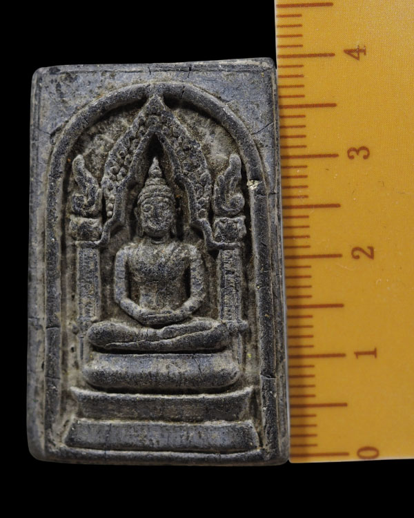 พระสมเด็จพญางิ้วดำ พิมพ์พระสวยงาม สภาพสวย พระเหมาบ้านเก่า ไม่ทราบที่  พญางิ้วดำ ผู้รู้กล่าวว่าเป็นไม - 4