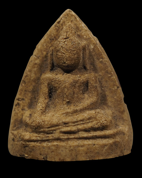 พระพิมพ์หลวงพ่อโต พิมพ์ใหญ่ เนื้อผง พระเกจิสร้าง พระบ้าน เก่ามีอายุ สภาพสวย ไม่ทราบที่ - 5