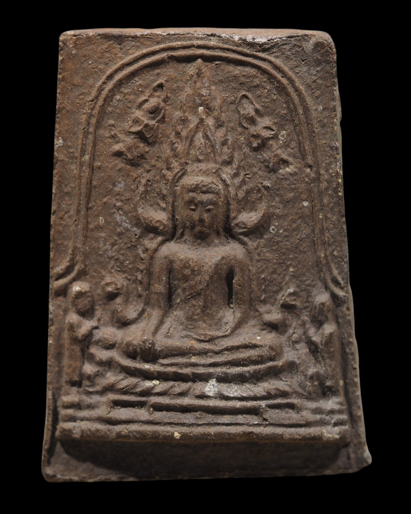 พระพุทธชินราชวัดหนองหม้อแกง อ.พรหมพิราม จ.พิษณุโลก เนื้อผงพุทธคุณ ร่วมพิธีจักรพรรดิ์ ปี 2515 เก่าสวย - 2