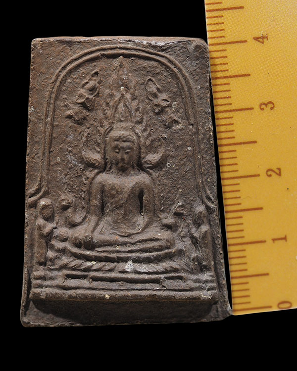 พระพุทธชินราชวัดหนองหม้อแกง อ.พรหมพิราม จ.พิษณุโลก เนื้อผงพุทธคุณ ร่วมพิธีจักรพรรดิ์ ปี 2515 เก่าสวย - 4