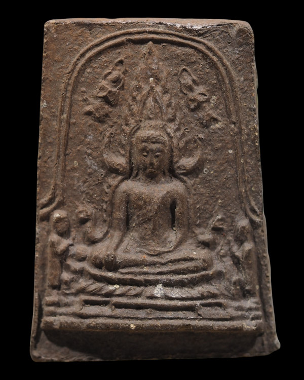 พระพุทธชินราชวัดหนองหม้อแกง อ.พรหมพิราม จ.พิษณุโลก เนื้อผงพุทธคุณ ร่วมพิธีจักรพรรดิ์ ปี 2515 เก่าสวย - 5