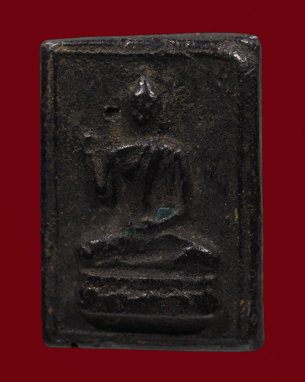 พระพุทธกวัก หลวงพ่อทาบ ปี 2505 ผสมสีผึ้งเขียว หลวงปู่ทิม วัดละหารไร่ ปลุกเสก สร้างพร้อมกับ พระสมเด็จ - 2