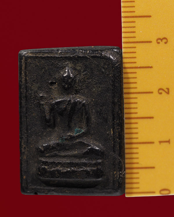 พระพุทธกวัก หลวงพ่อทาบ ปี 2505 ผสมสีผึ้งเขียว หลวงปู่ทิม วัดละหารไร่ ปลุกเสก สร้างพร้อมกับ พระสมเด็จ - 4