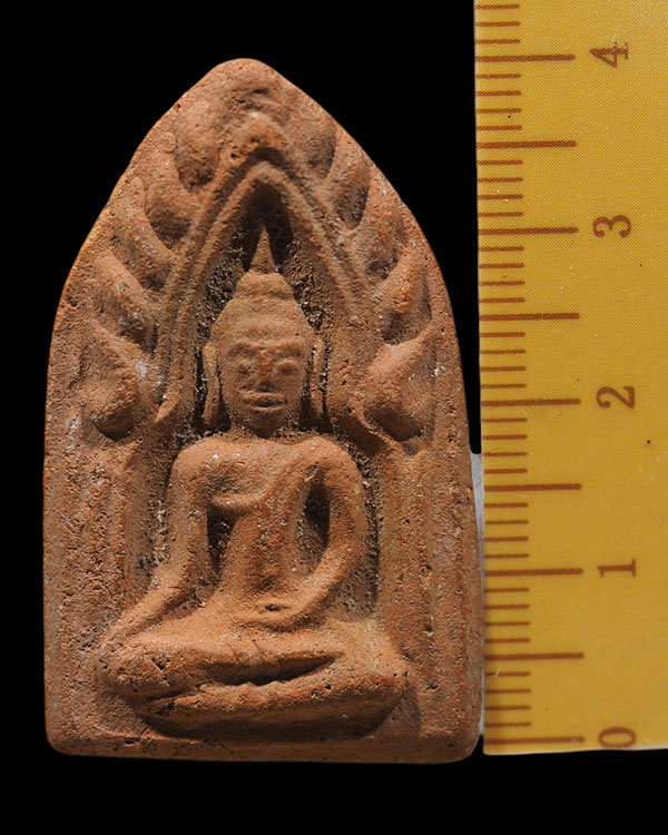 พระเนื้อดินพิมพ์ขุนแผน หลวงพ่อปลัดทวี วัดบ้านกร่าง พ.ศ.2492 หลวงพ่อมุ่ย, อ.นำ ,หลวงพ่อถิร ปลุกเสก    - 4