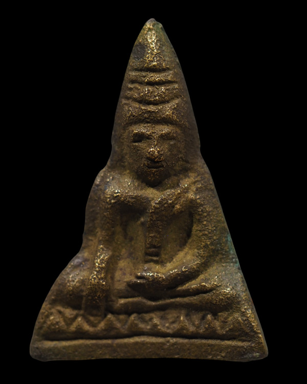 เหรียญหล่อโบราณ หลวงพ่อโต วัดบางพลีใน จ.สมุทรปราการ กรุแตกรุ่น 2 หลังยันต์พุฒ พ.ศ.2523 คราบกรุเดิมๆ  - 2