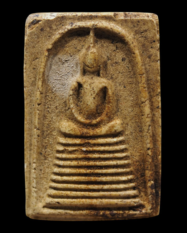 พระสมเด็จพิมพ์ 3 ชั้น(พิมพ์หลวงปู่ปั้น) วัดประสาทบุญญาวาส กรุงเทพฯ พิธีใหญ่ ปี ๒๕๐๖ มวลสารผสมผงวัดระ - 2