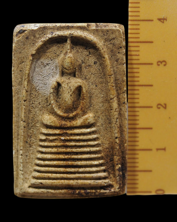 พระสมเด็จพิมพ์ 3 ชั้น(พิมพ์หลวงปู่ปั้น) วัดประสาทบุญญาวาส กรุงเทพฯ พิธีใหญ่ ปี ๒๕๐๖ มวลสารผสมผงวัดระ - 4