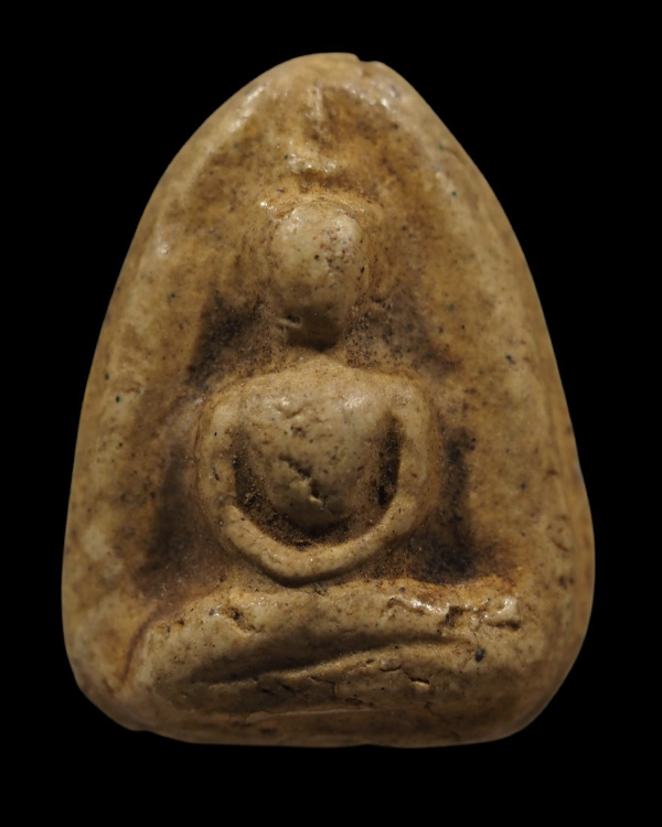 พระผงพิมพ์วัดพลับ เนื้อผง สร้างโดยพระเกจิสมัยก่อน เก่ามาก เนื้อหาจัดจ้าน ไม่ทราบที่ สมัยก่อนมีหล - 2