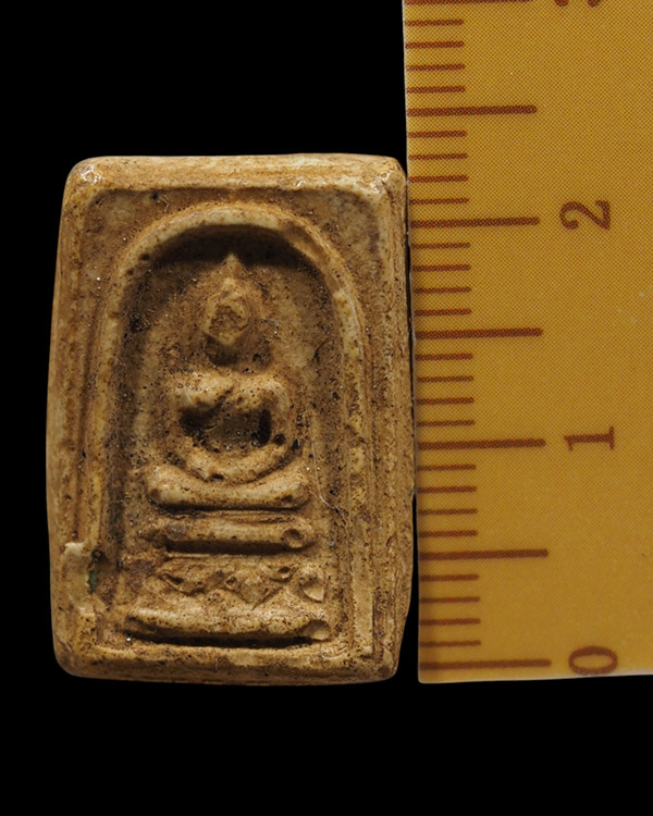 พระสมเด็จพิมพ์คะแนนฐานบัวฟันปลา ผงจักรพรรดิ์ ยุคต้น หลวงปู่ดู่ พรหมปัญโญ วัดสะแก จ.อยุธยา ปี 2507 หา - 4