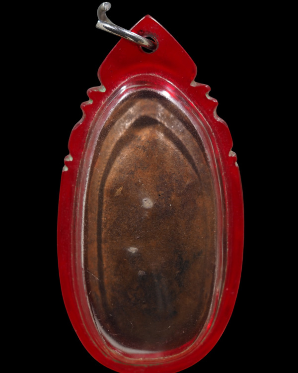 พระขุนแผนเนื้อดินไข่ผ่าซีก พิมพ์ใหญ่  ไม่ทราบที่ พระบ้านเลี่ยมเก่า  องค์นี้น่าจะสาย จ.สุพรรณบุรี  ค้ - 3