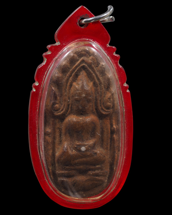 พระขุนแผนเนื้อดินไข่ผ่าซีก พิมพ์ใหญ่  ไม่ทราบที่ พระบ้านเลี่ยมเก่า  องค์นี้น่าจะสาย จ.สุพรรณบุรี  ค้ - 5