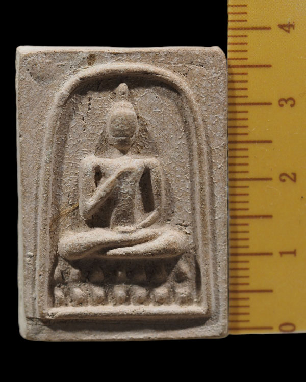 พระสมเด็จพุทธกวัก พิมพ์ใหญ่ ฐานบัวตุ่ม/บัวฟันปลา หลวงพ่อกวย วัดโฆสิตาราม - 4