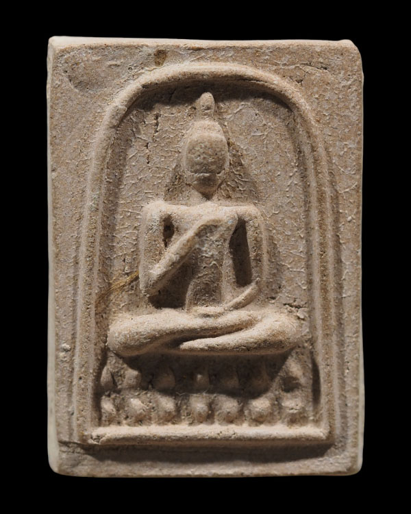 พระสมเด็จพุทธกวัก พิมพ์ใหญ่   ฐานบัวตุ่ม/บัวฟันปลา หลวงพ่อกวย วัดโฆสิตาราม    - 5