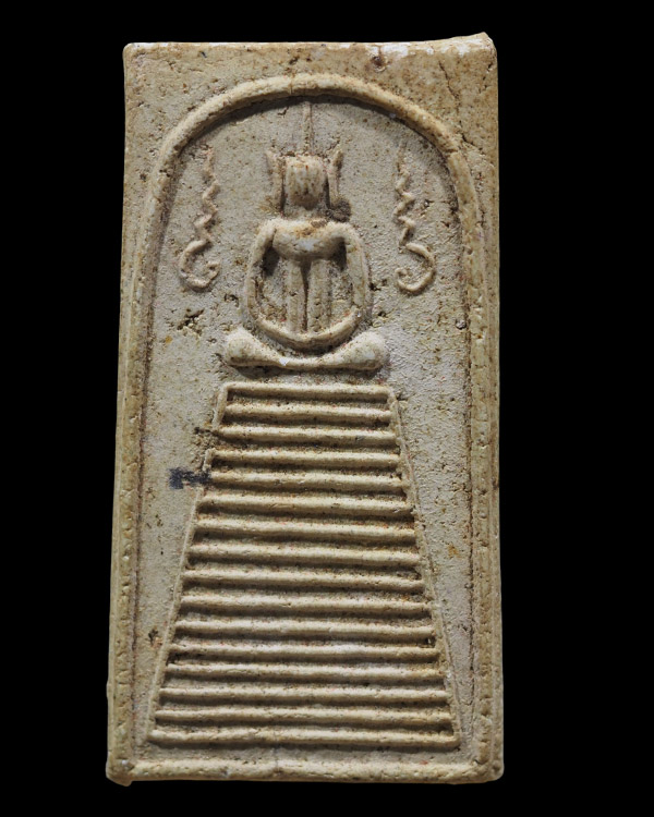 สมเด็จไพ่ตอง หลวงพ่อช่วง วัดจุกเฌอ เมืองแปดริ้ว พระเก่าเนื้อผง สภาพสวย ผสมผงหลวงปู่ภูวัดอินทร์ป - 2