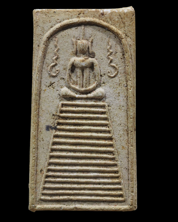 สมเด็จไพ่ตอง หลวงพ่อช่วง วัดจุกเฌอ  เมืองแปดริ้ว  พระเก่าเนื้อผง  สภาพสวย   ผสมผงหลวงปู่ภูวัดอินทร์ป - 5