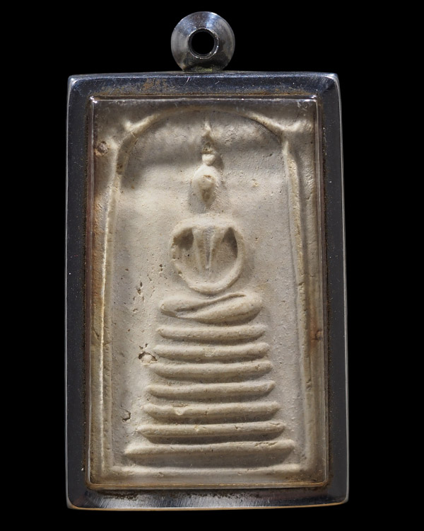 พระสมเด็จวัดบ้านดินดำรุ่นแรก หลวงปู่ทองมา ถาวโร วัดสว่างท่าสี จ. ร้อยเอ็ด ปลุกเสก ปี 2518 หายาก  หลว - 5