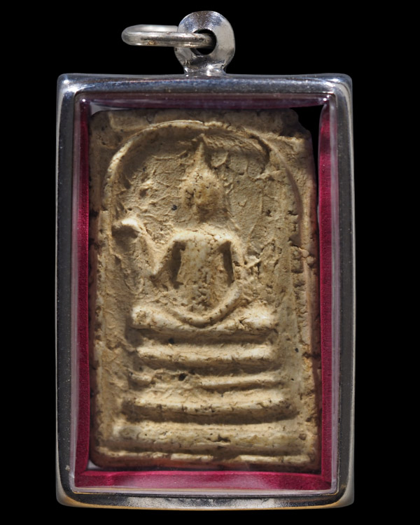 พระสมเด็จพิมพ์พุทธกวัก(พิมพ์หายาก) เนื้อผงวัดระฆังล้วน ปลุกเสกพิธีอินโดจีน วัดสุทัศน์ หลวงพ่อสุพจน์  - 5