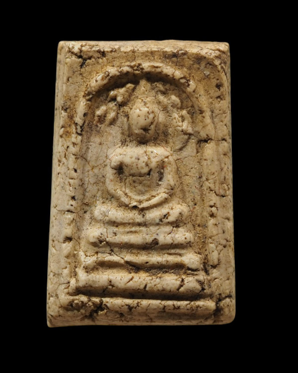 พระสมเด็จพิมพ์คะแนนพระประธานปรกโพธิ์ (หายากมาก)   พระครูมูล  วัดสุทัศน์ ปี ๒๔๙๕   เนื้อจัด แก่ผงเก่า - 2