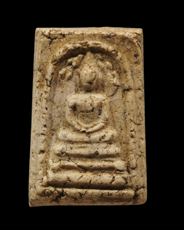 พระสมเด็จพิมพ์คะแนนพระประธานปรกโพธิ์ (หายากมาก)   พระครูมูล  วัดสุทัศน์ ปี ๒๔๙๕   เนื้อจัด แก่ผงเก่า - 5