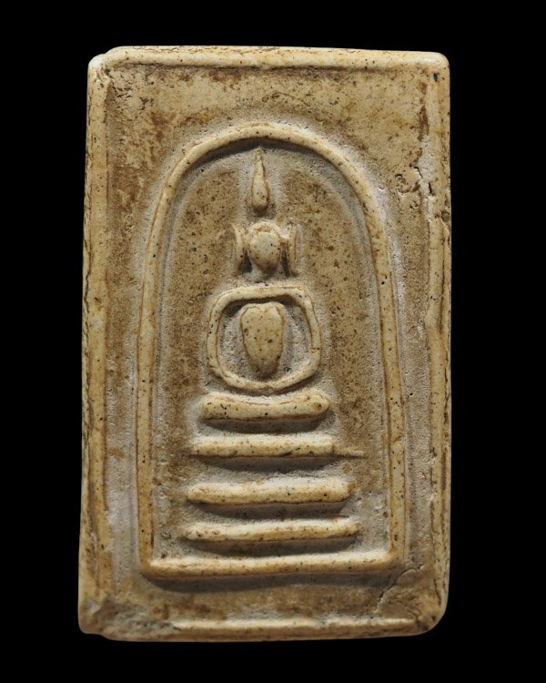 พระสมเด็จพิมพ์หูบายศรี พุงป่อง พระเก่า พิมพ์สวยมีเอกลักษณ์  เนื้อหาจัด  ไม่ทราบที่   ชอบความแปลกเลยเ - 2