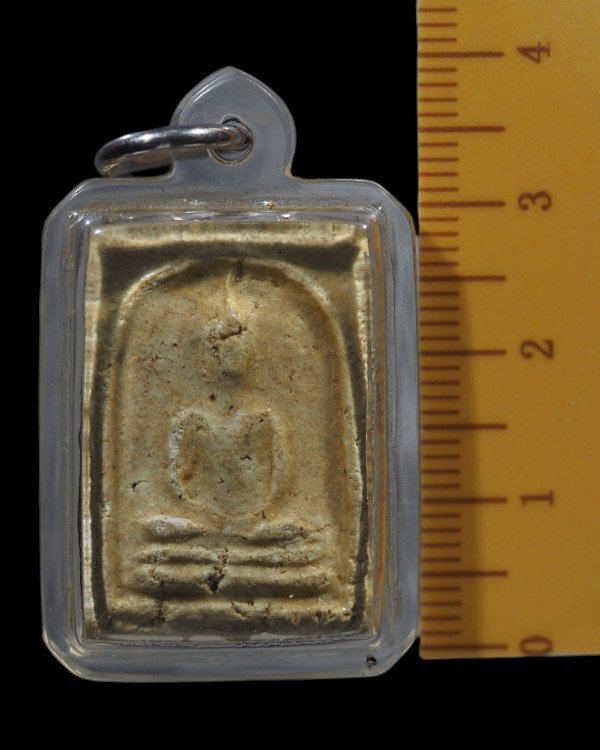 พระสมเด็จพิมพ์เล็ก หลังประปิดตา เนื้อหาเก่า  เลี่ยมมาเดิม องค์นี้เก่าแท้แน่  แต่ยังหาที่ไม่เจอ - 4