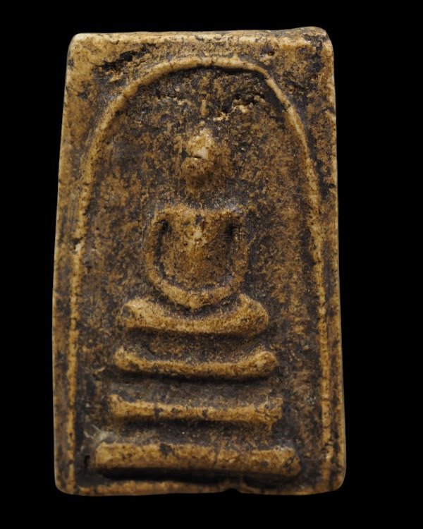 พระผงพิมพ์ฐาน 3 ชั้น วัดประสาทบุญญาวาส กรุงเทพฯ พิธีใหญ่ ปี ๒๕๐๖ มวลสารผสมผงวัดระฆัง และสมเด็จบางขุน - 2