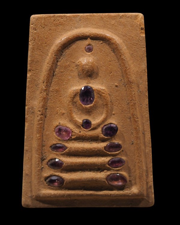 พระสมเด็จ ฝั่งพลอยแท้ หลวงพ่อใหญ่ วัดโยธานิมิต จ.จันทบุรี ย.ธ รุ่นแรก ปี 2515 พระอธิการสิงห์สร้าง หล - 2