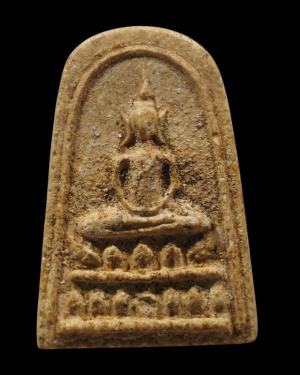 พระผงพิมพ์สมาธินั่งบัว หลวงพ่อนวม วัดกลางท่าเรือ จ.พระนครศรีอยุธยา เนื้อผงพุทธคุณ  หลวงพ่อนวม วัดกลา - 2