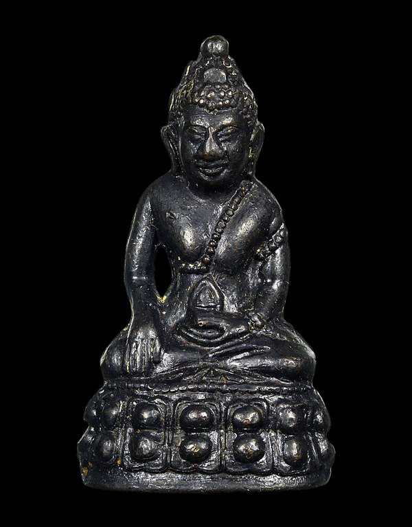 พระกริ่งโสฬส มปร.เนื้อทองเหลืองรมดำ ปี2515 วัดราชประดิษฐ์ กรุงเทพฯ - 1