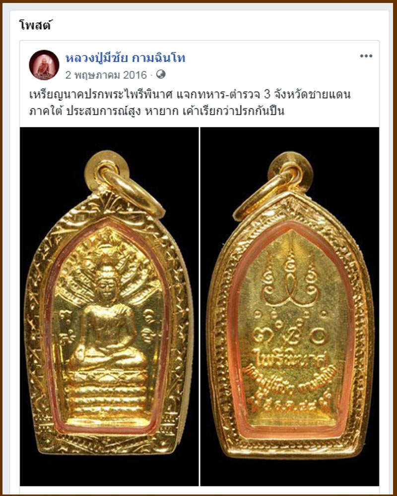 เหรียญปรกไพรีพินาศรุ่นแรก หลวงปู่มีชัย ปี 2548 (1) - 4