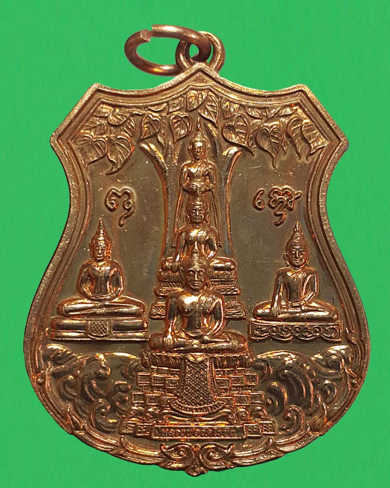 เหรียญ พระพุทธปัญจภาคีวารีปาฏิหารย์ หลวงพ่อวัดไร่ขิง ปี 2554 - 1