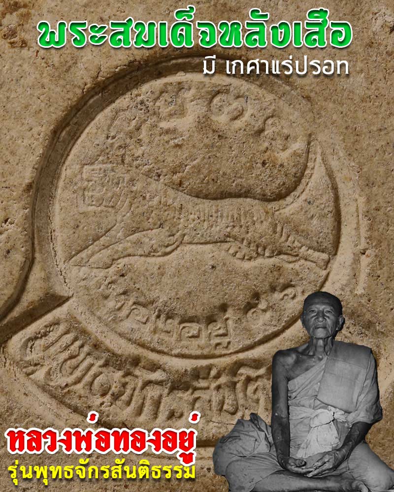 พระสมเด็จหลังเสือ หลวงพ่อทองอยู่ วัดใหม่หนองพระอง - 1
