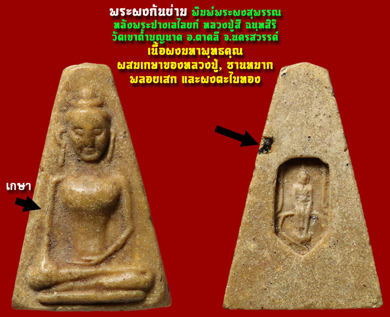 พระในย่าม หลวงปู่สี วัดเขาถ้ำบุญนาค - 4