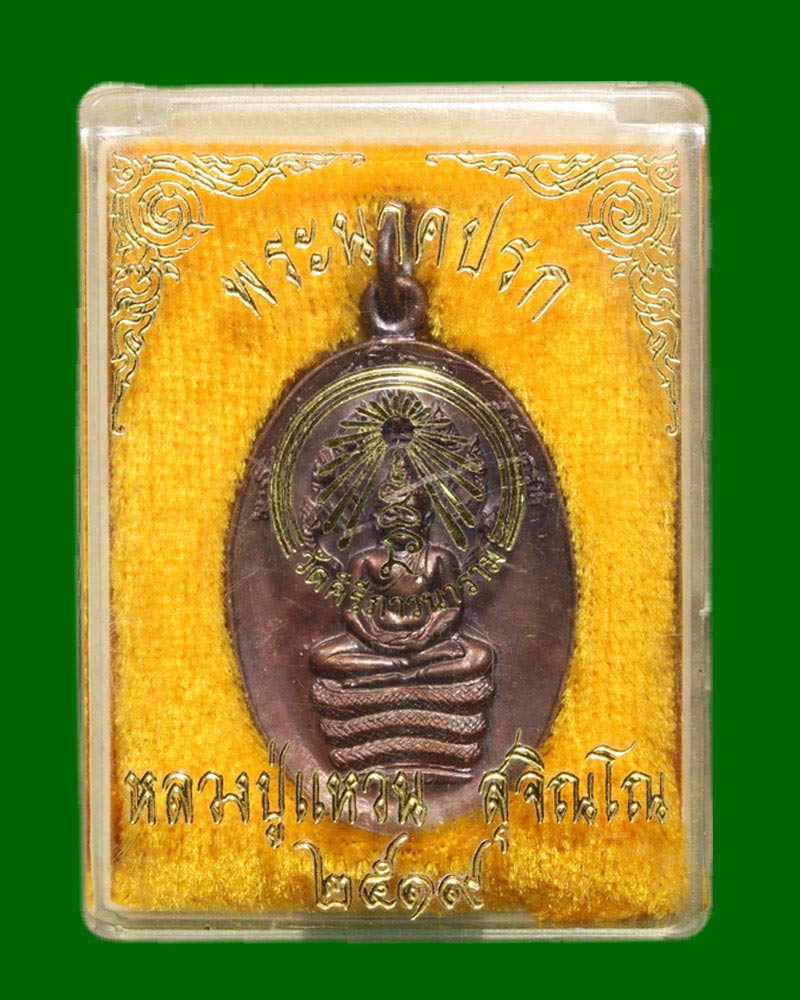 เหรียญพระนาคปรก หลวงปู่แหวน วัดดอยแม่ปั๋ง ปี 2519 - 4