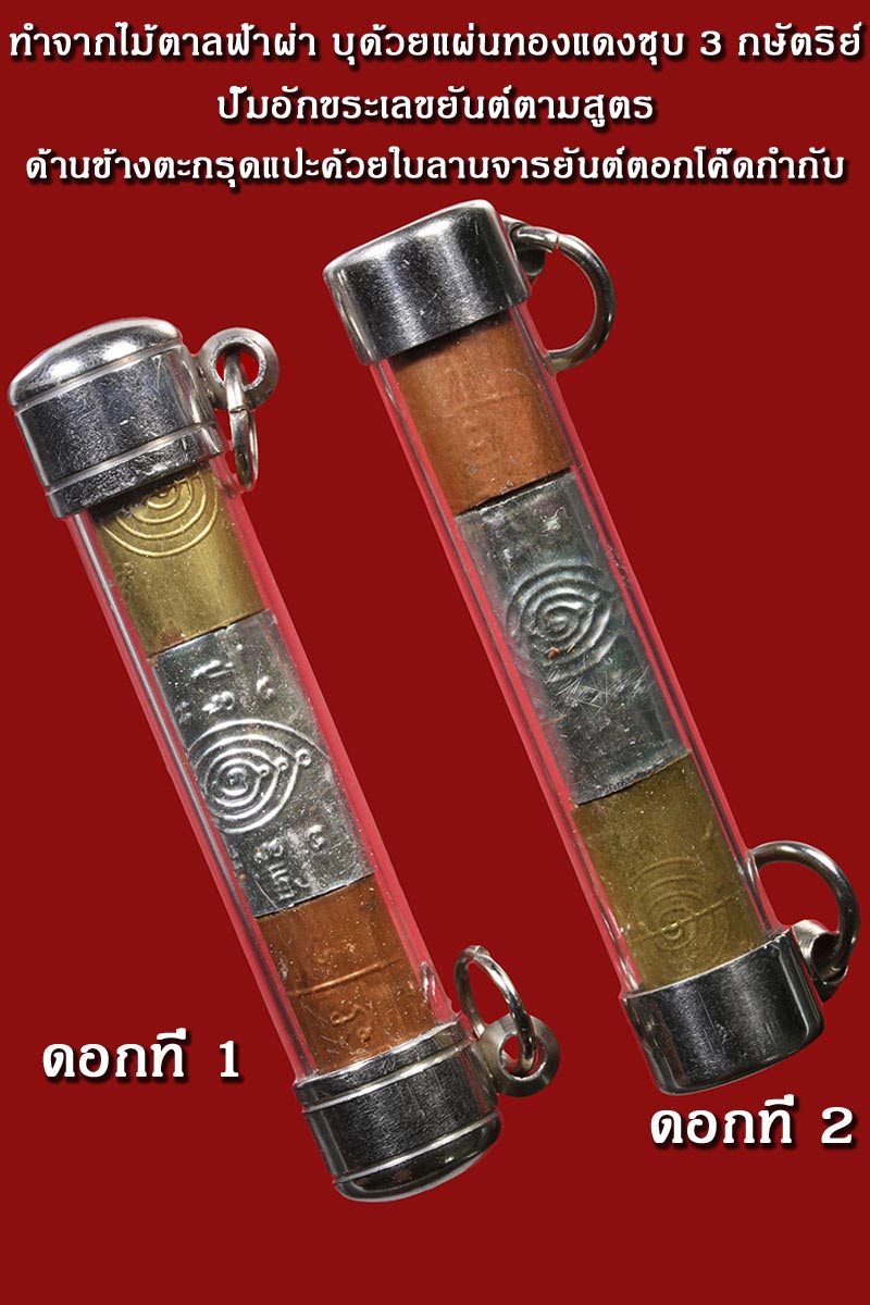ตะกรุดไม้ตาลฟ้าผ่า หลวงปู่แผ้ว ปวโร - 4