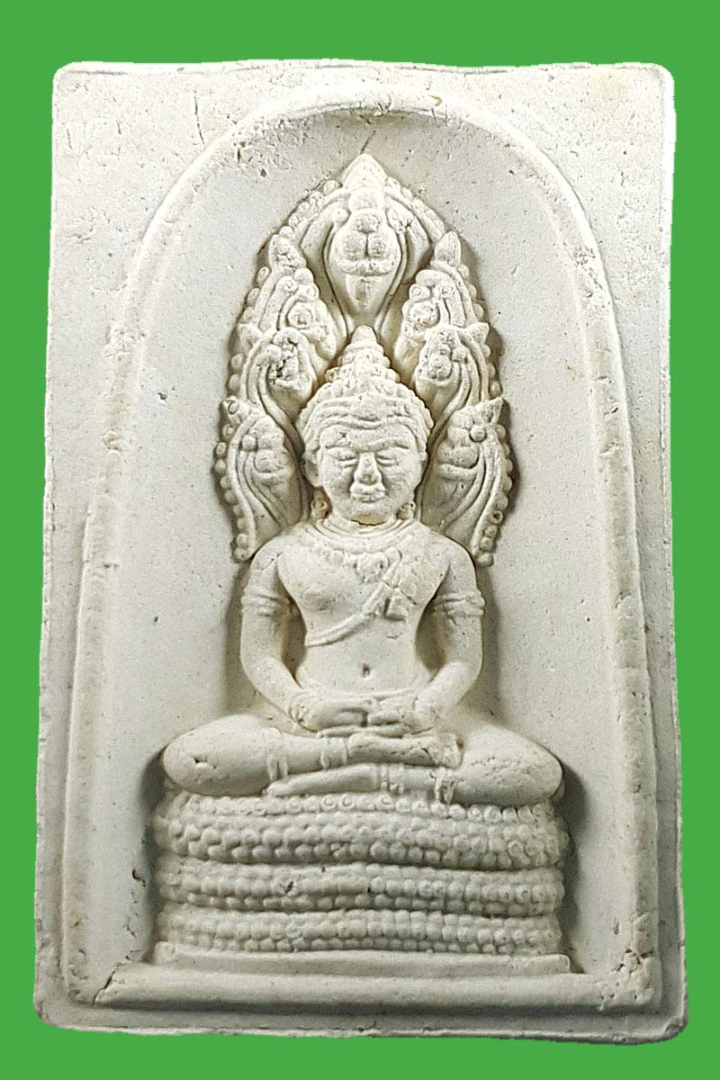 พระผงนาคปรกรุ่นแรก หลวงปู่เลี้ยง วัดพานิชธรรมิการาม จ.ลพบุรี ปี 2528 - 2