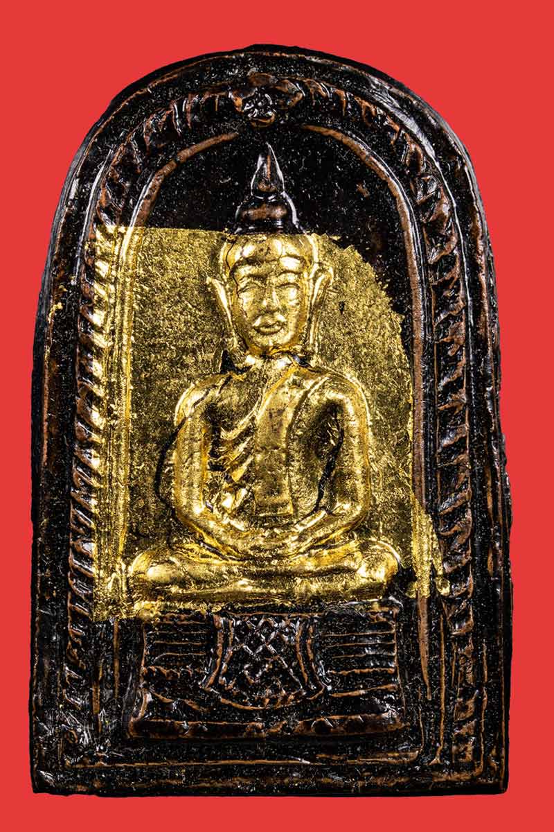 พระพิมพ์ พระพุทธฐานผ้าทิพย์ หลวงตาจวน วัดไก่เตี้ย - 2