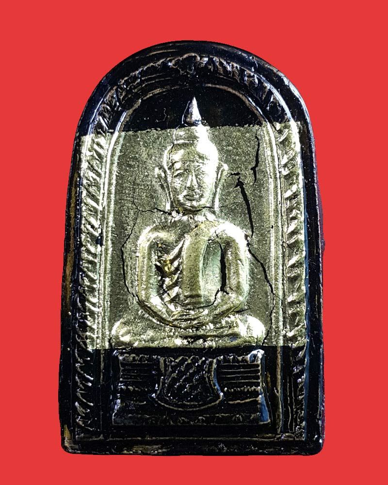 พระพิมพ์ พระพุทธฐานผ้าทิพย์ หลวงตาจวน วัดไก่เตี้ย สุพรรณบุรี - 2