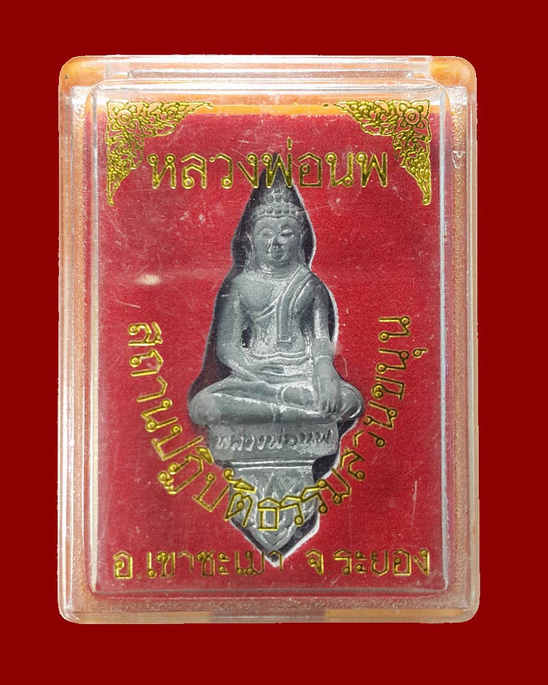 พระยอดธง หลวงพ่อนพ วราโภ สำนักปฏิบัติธรรมบ้านสวนขนุน อ.เขาชะเมา จ.ระยอง - 5
