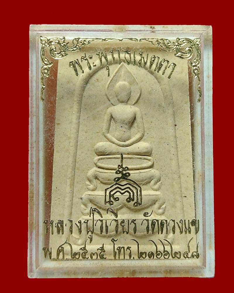 พระพุทธเมตตา หลวงปู่วิเวียร วัดดวงแข ปี 2535 - 4