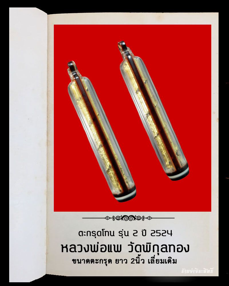 ตะกรุดโทน รุ่น 2 หลวงพ่อแพ วัดพิกุลทอง ปี 24 - 3