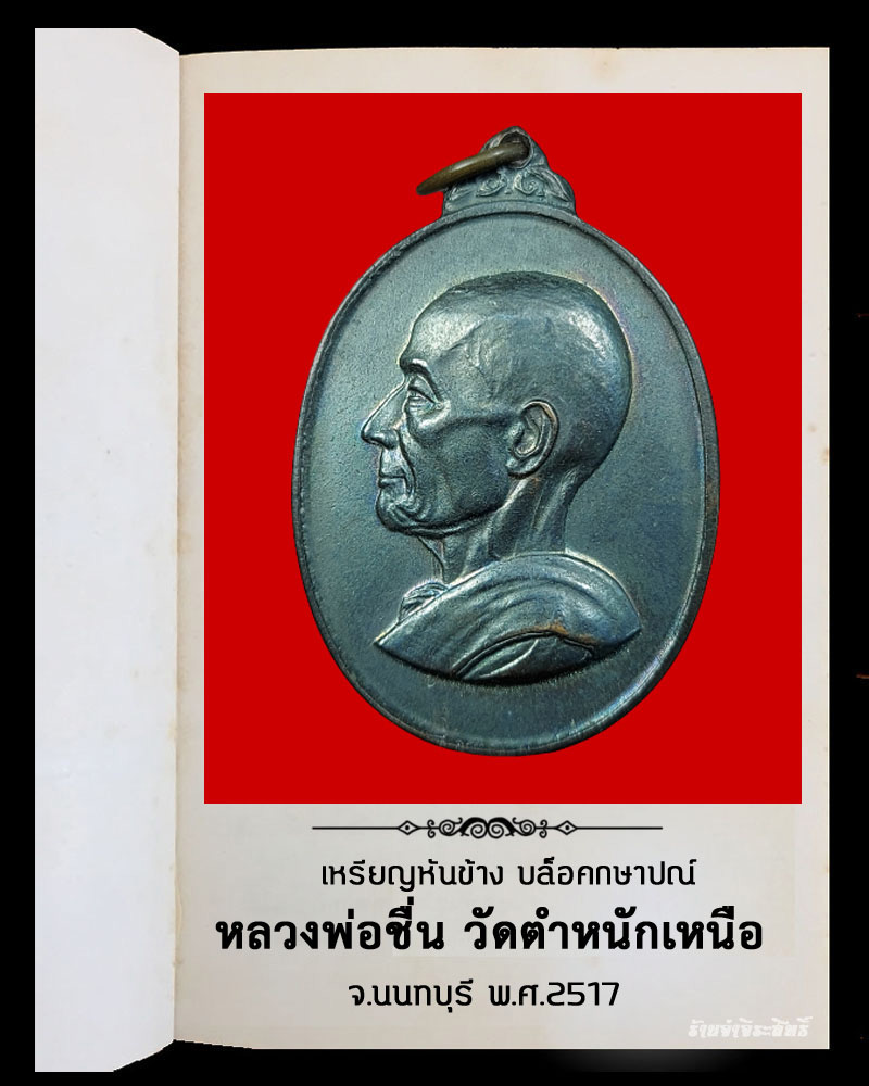เหรียญ หลวงพ่อชื่น วัดตำหนักเหนือ ปี 2517 - 2